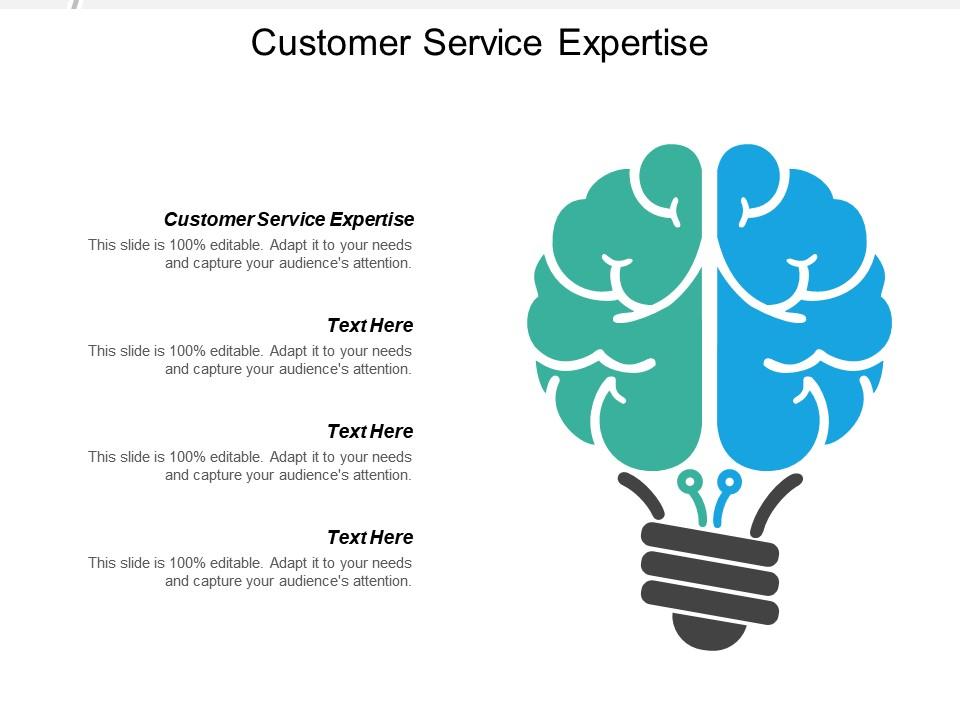 Customer service expertise ppt powerpoint presentation icon example cpb Slide01