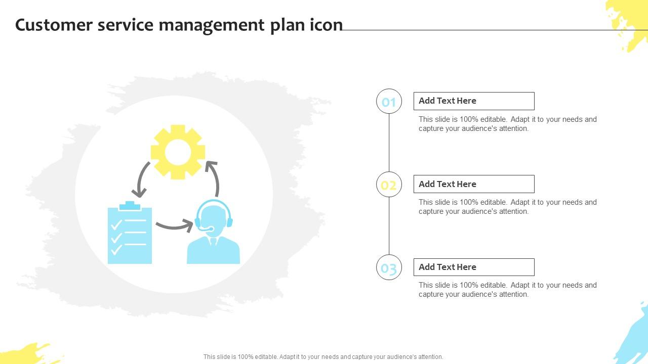 Customer Service Management Plan Icon Slide01