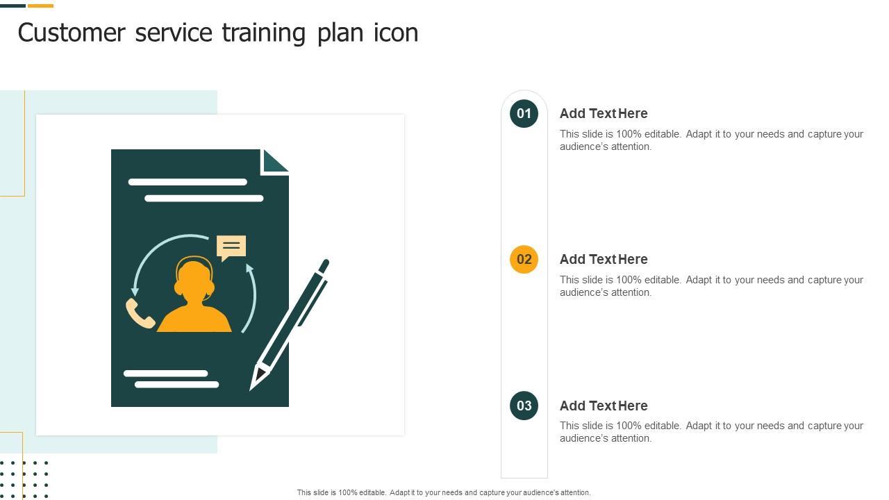 Customer Service Training Plan Icon