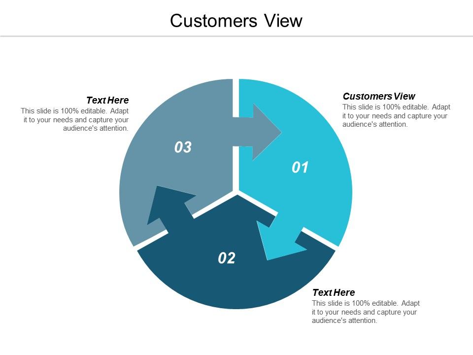 Customers view ppt powerpoint presentation icon background image cpb Slide01