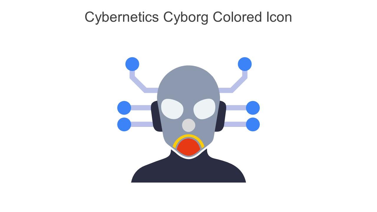 Cybernetics Cyborg Colored Icon In Powerpoint Pptx Png And Editable Eps Format