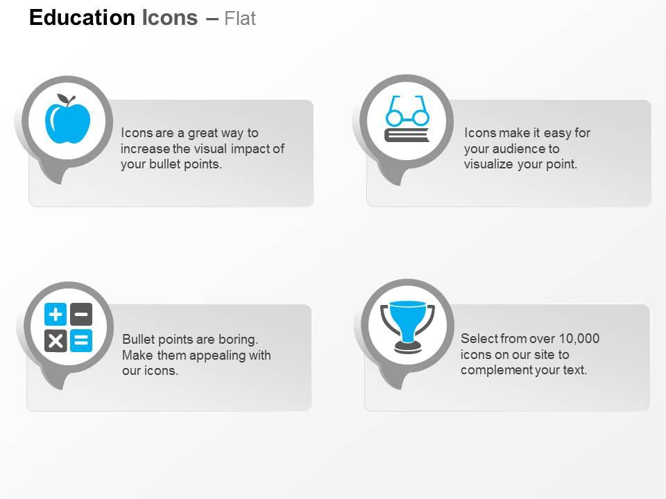 Da apple math operator trophy ppt icons graphics Slide01