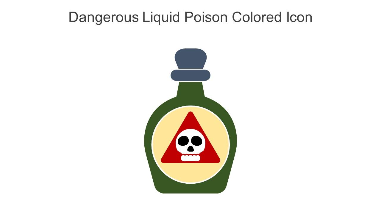 Dangerous Liquid Poison Colored Icon In Powerpoint Pptx Png And Editable Eps Format