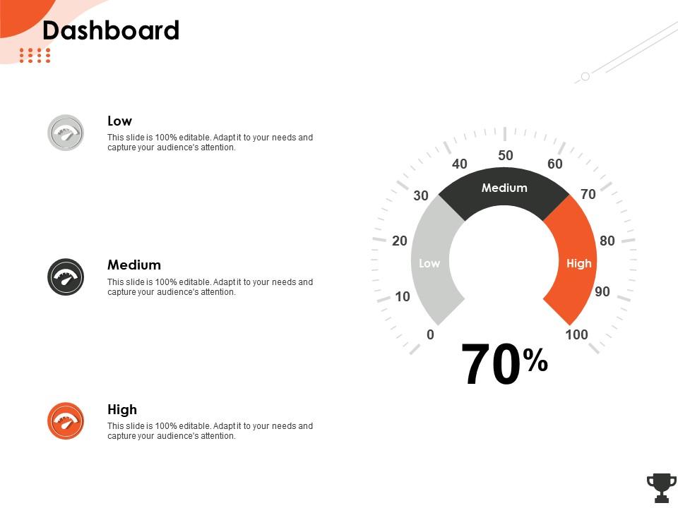 Dashboard medium m539 ppt powerpoint presentation icon outline Slide01