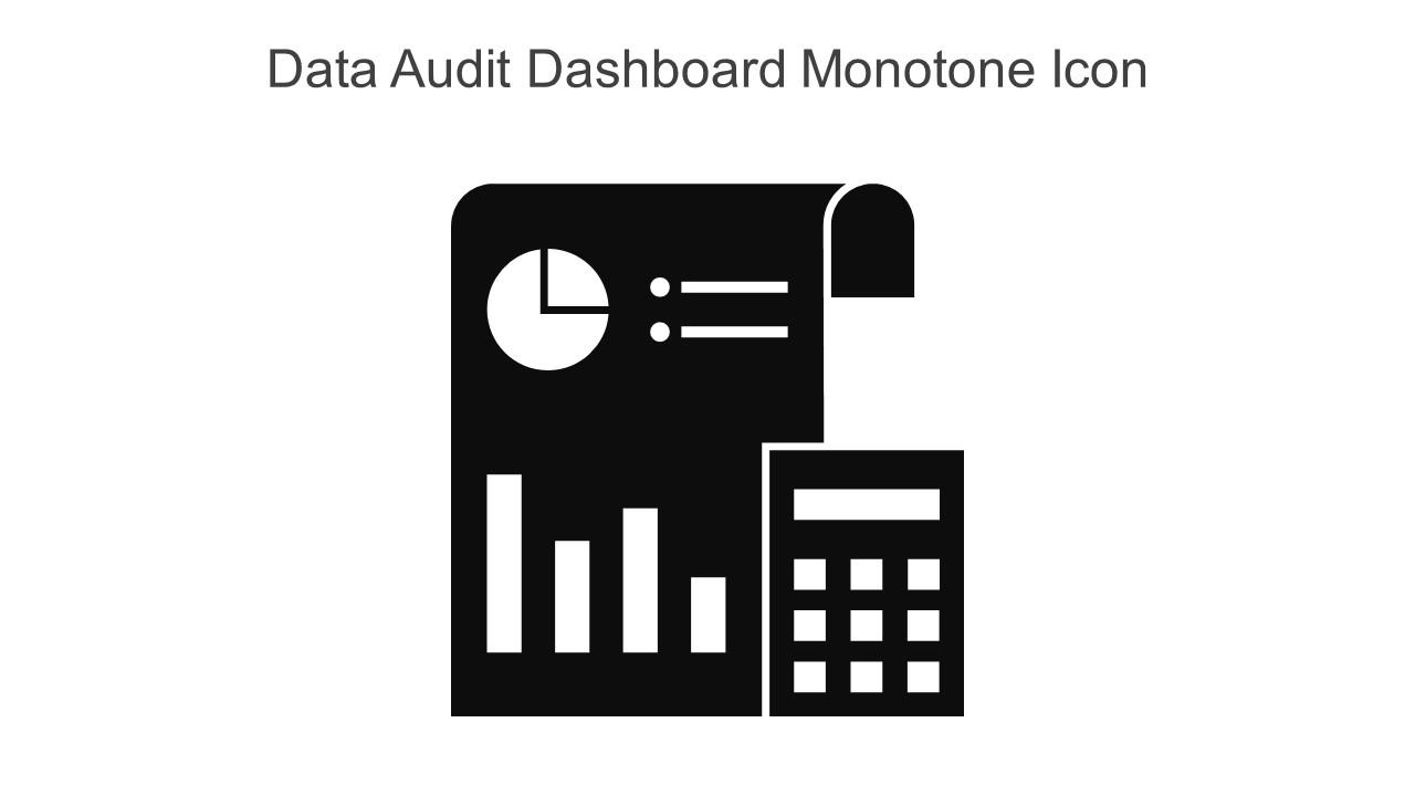 Data Audit Dashboard Monotone Icon In Powerpoint Pptx Png And Editable Eps Format Slide01