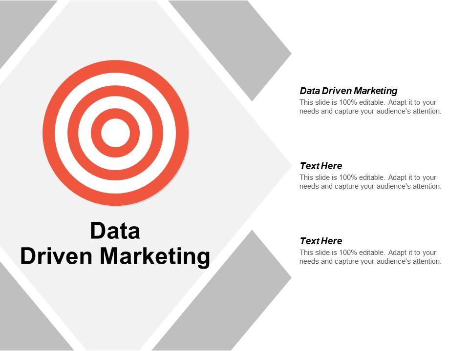 Data driven marketing ppt powerpoint presentation icon influencers cpb Slide01