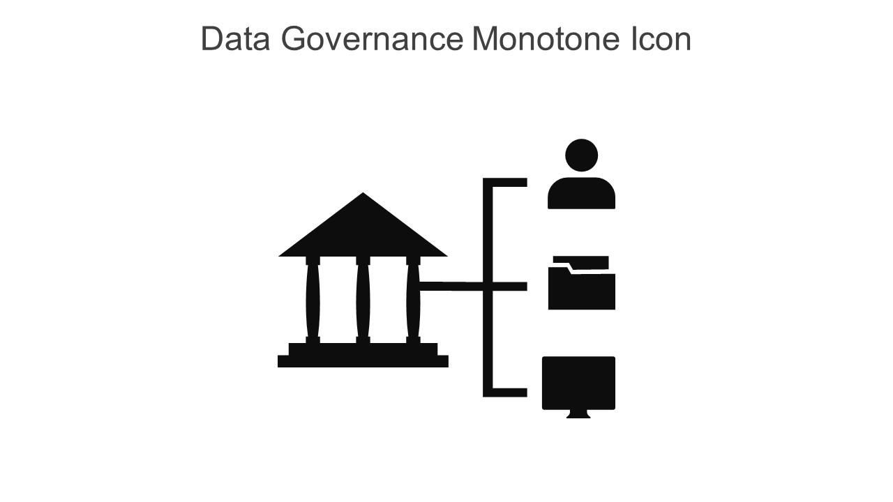 Data Governance Monotone Icon In Powerpoint Pptx Png And Editable Eps Format Slide01