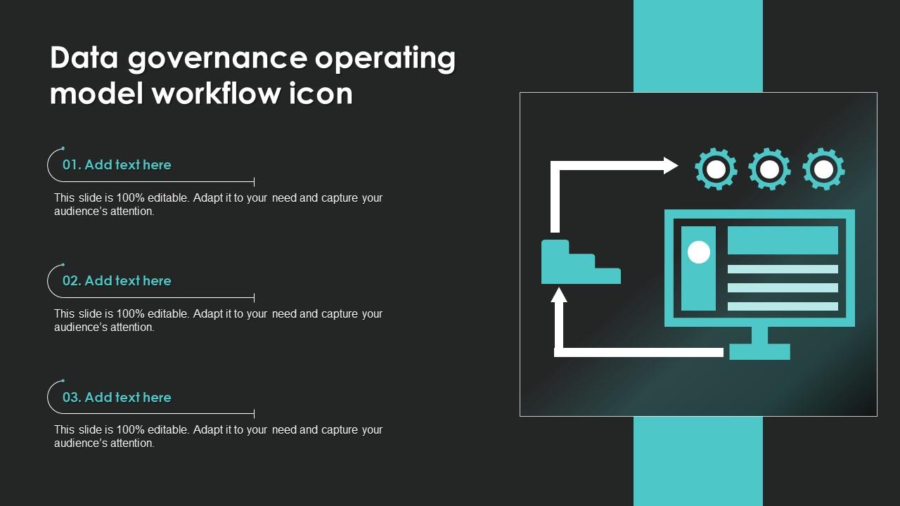 Data Governance Operating Model Workflow Icon
