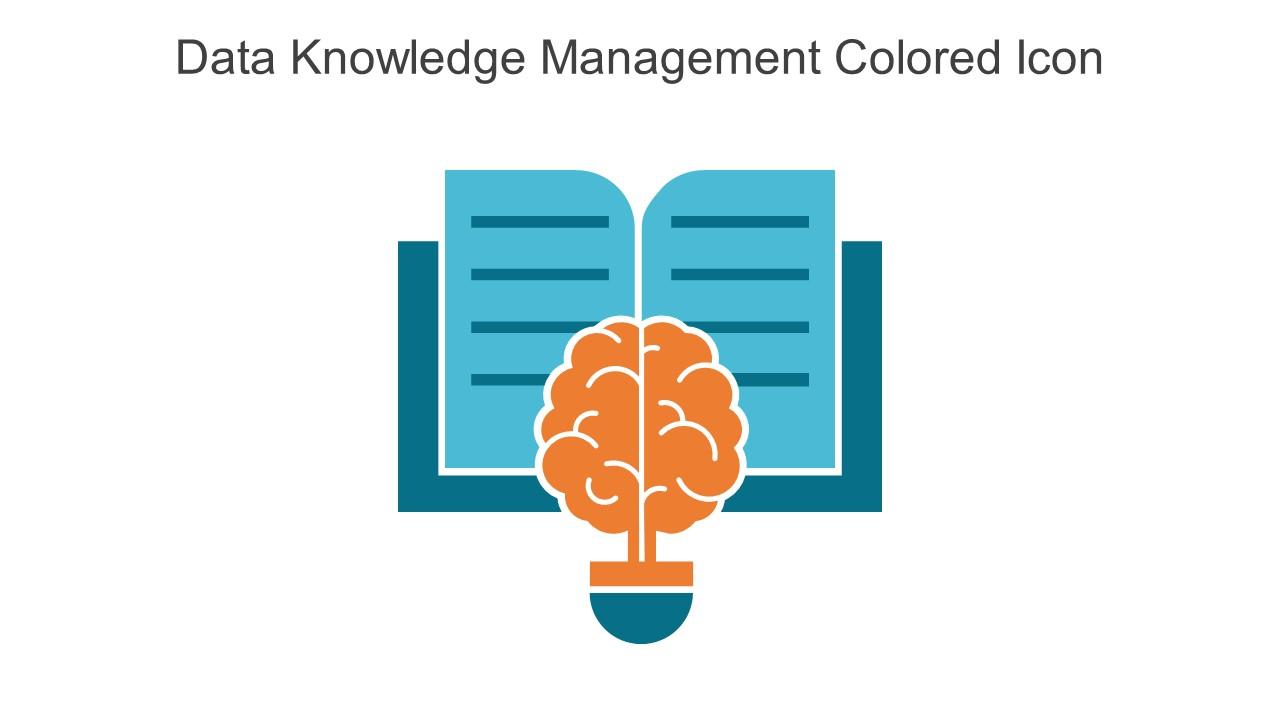 Data Knowledge Management Colored Icon In Powerpoint Pptx Png And Editable Eps Format