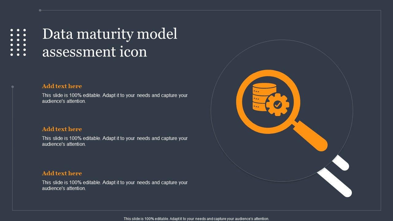 Data Maturity Model Assessment Icon Slide01