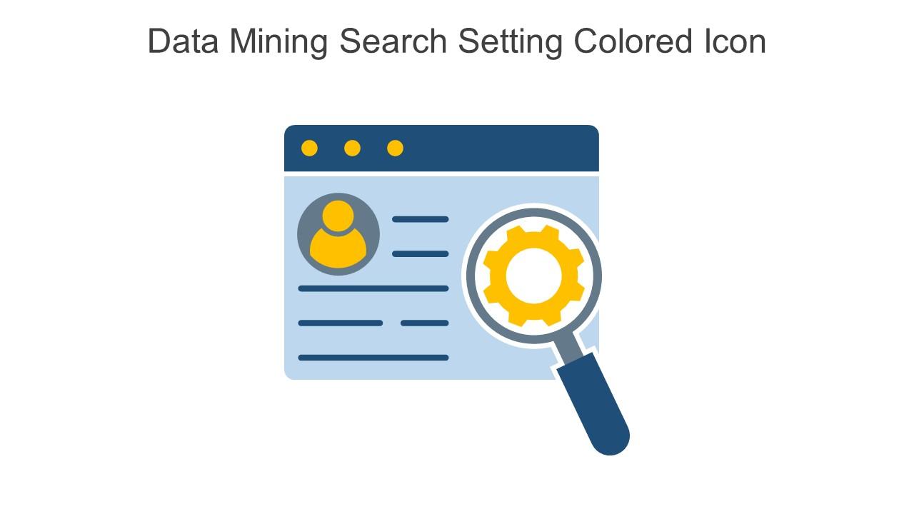 Data Mining Search Setting Colored Icon In Powerpoint Pptx Png And Editable Eps Format Slide01