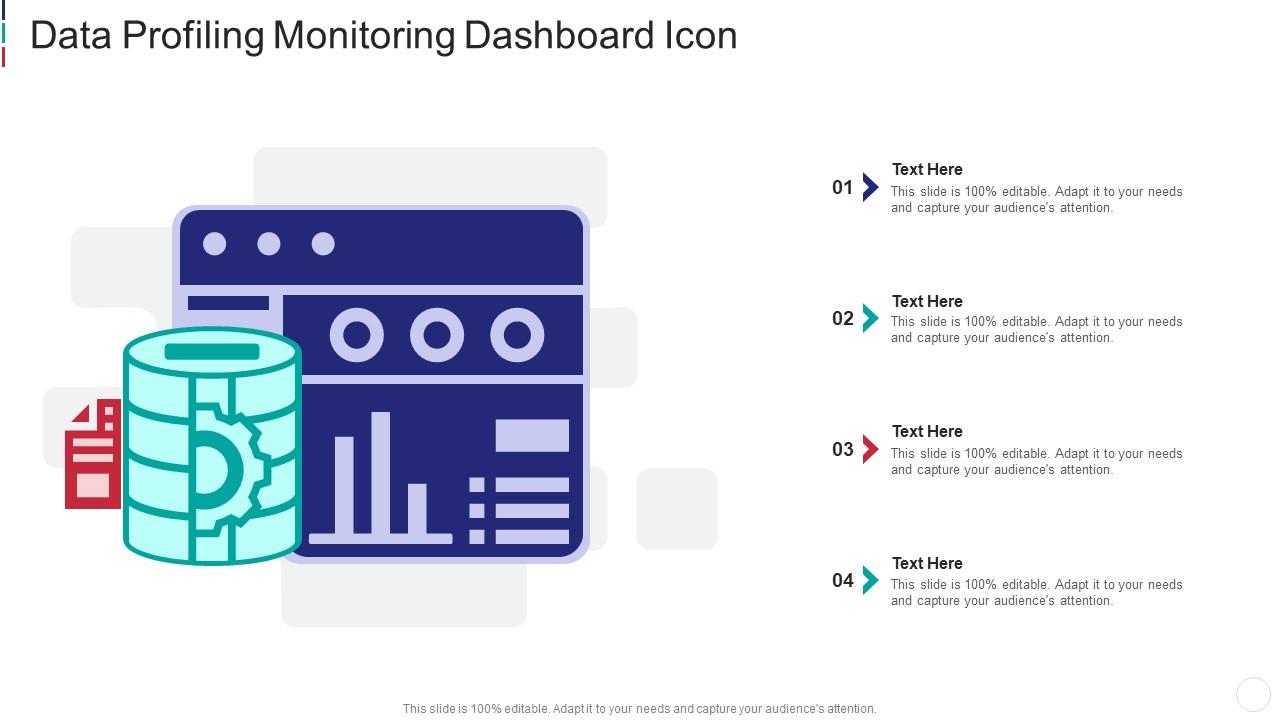 Data profiling monitoring dashboard icon Slide01