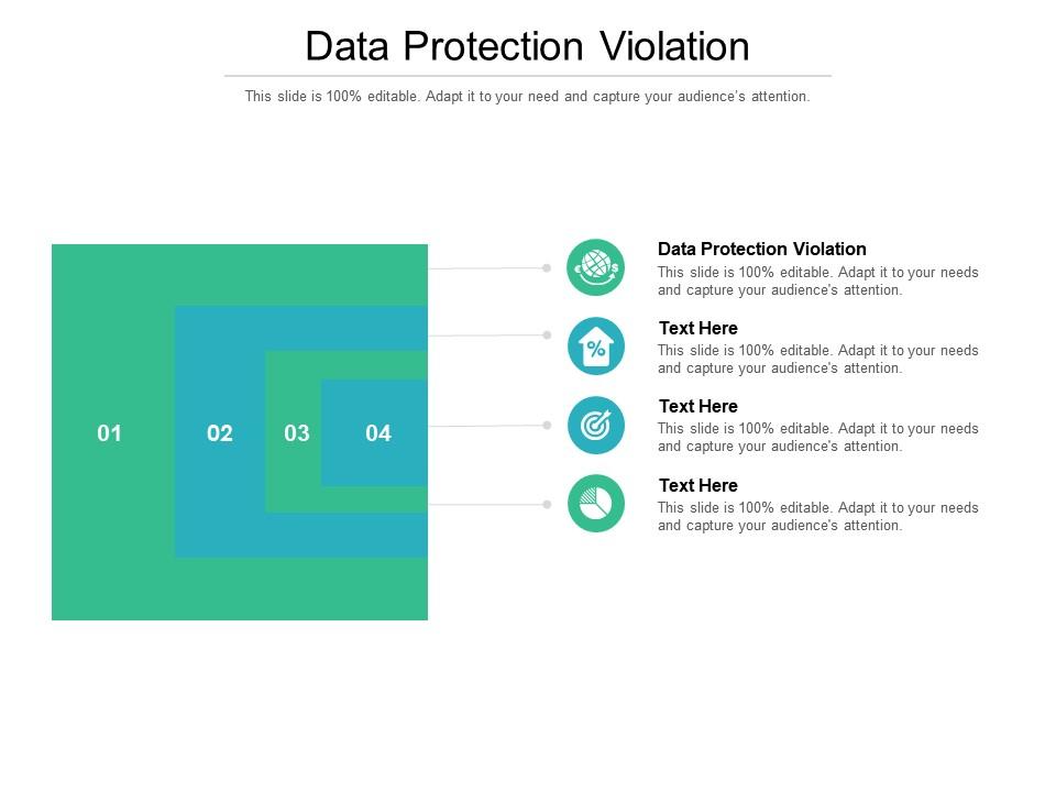 Data protection violation ppt powerpoint presentation summary icons cpb Slide01