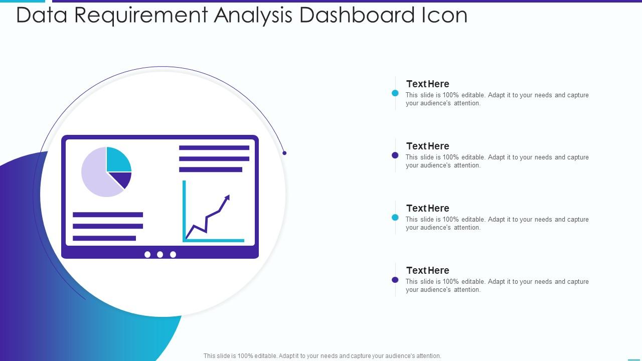 Data Requirement Analysis Dashboard Snapshot Icon Slide01