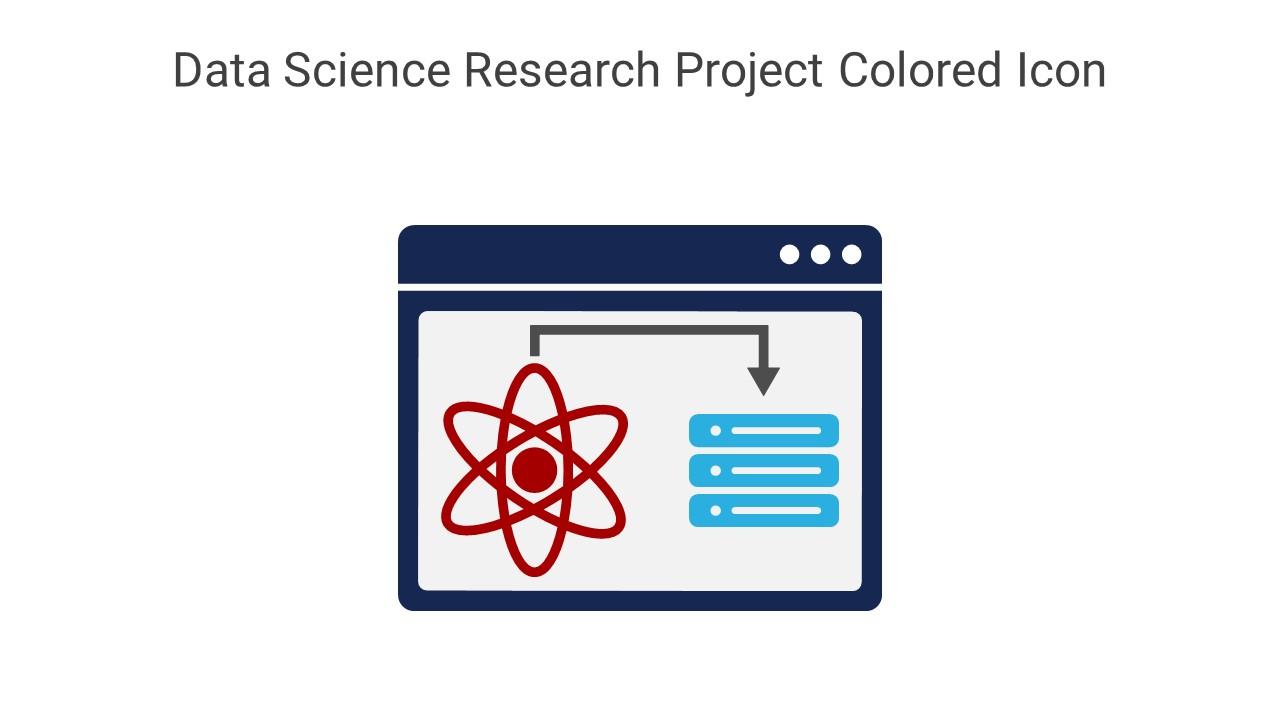 Data Science Research Project Colored Icon In Powerpoint Pptx Png And Editable Eps Format Slide01