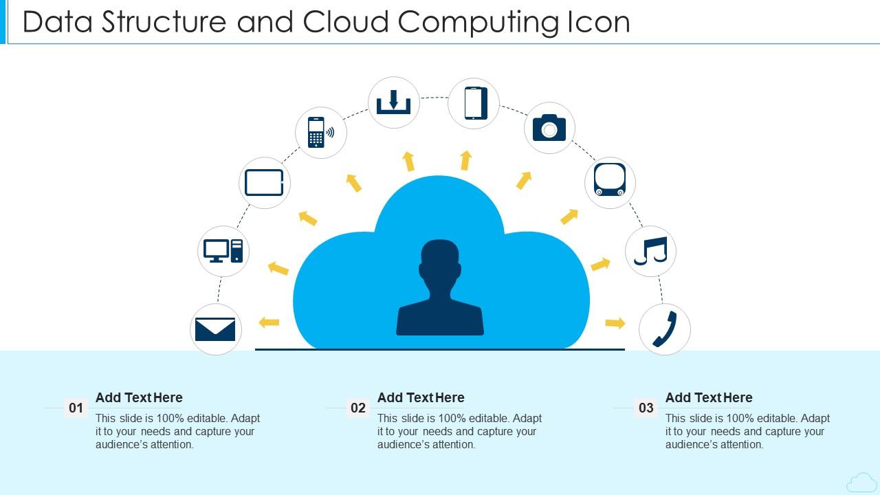Data structure and cloud computing icon Slide01