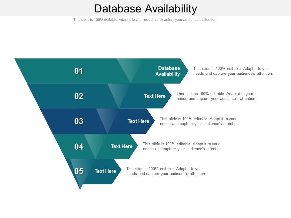 Database availability ppt powerpoint presentation icon ideas cpb Slide01