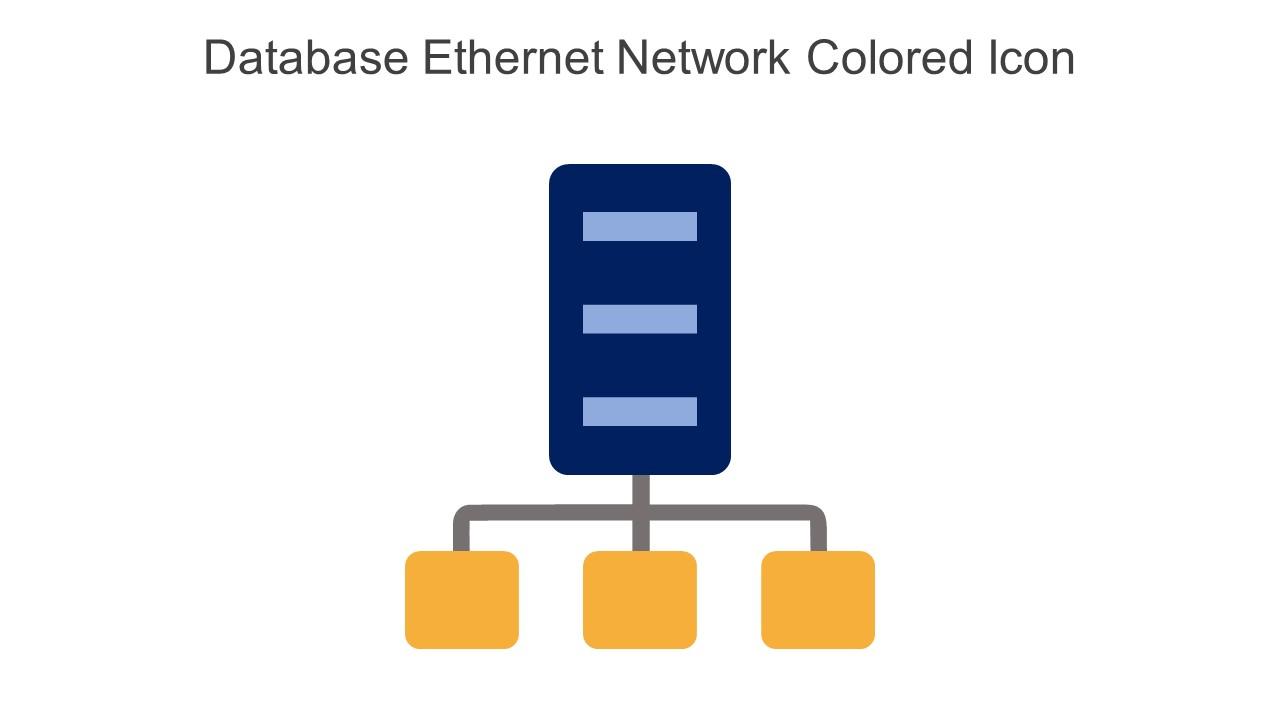 Database Ethernet Network Colored Icon In Powerpoint Pptx Png And Editable Eps Format