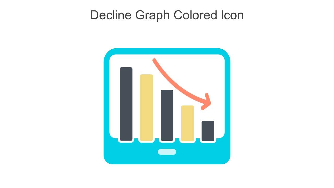 Decline Graph Colored Icon In Powerpoint Pptx Png And Editable Eps Format Slide01