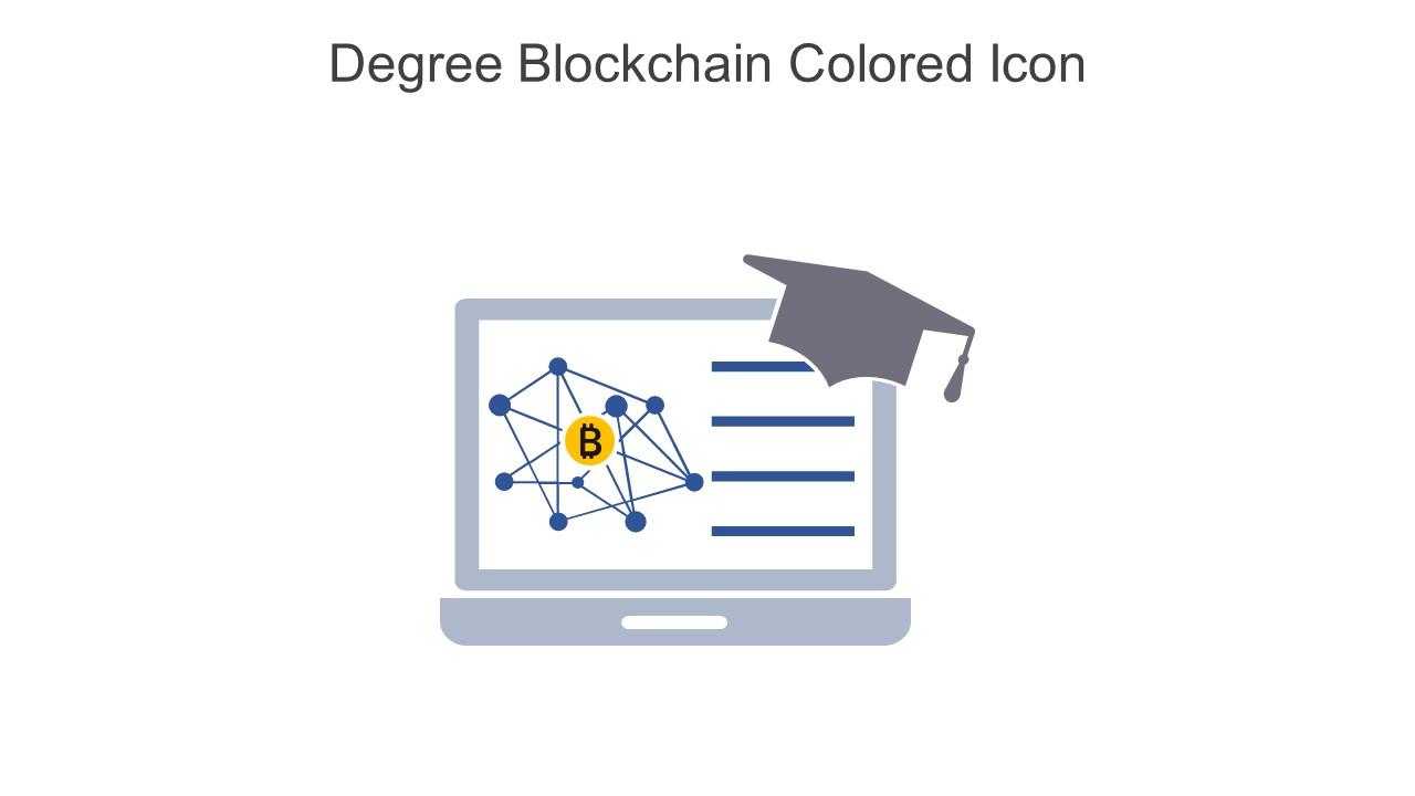Degree Blockchain Colored Icon In Powerpoint Pptx Png And Editable Eps Format