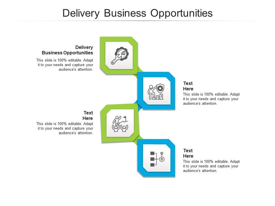 Delivery business opportunities ppt powerpoint presentation icon brochure cpb Slide01