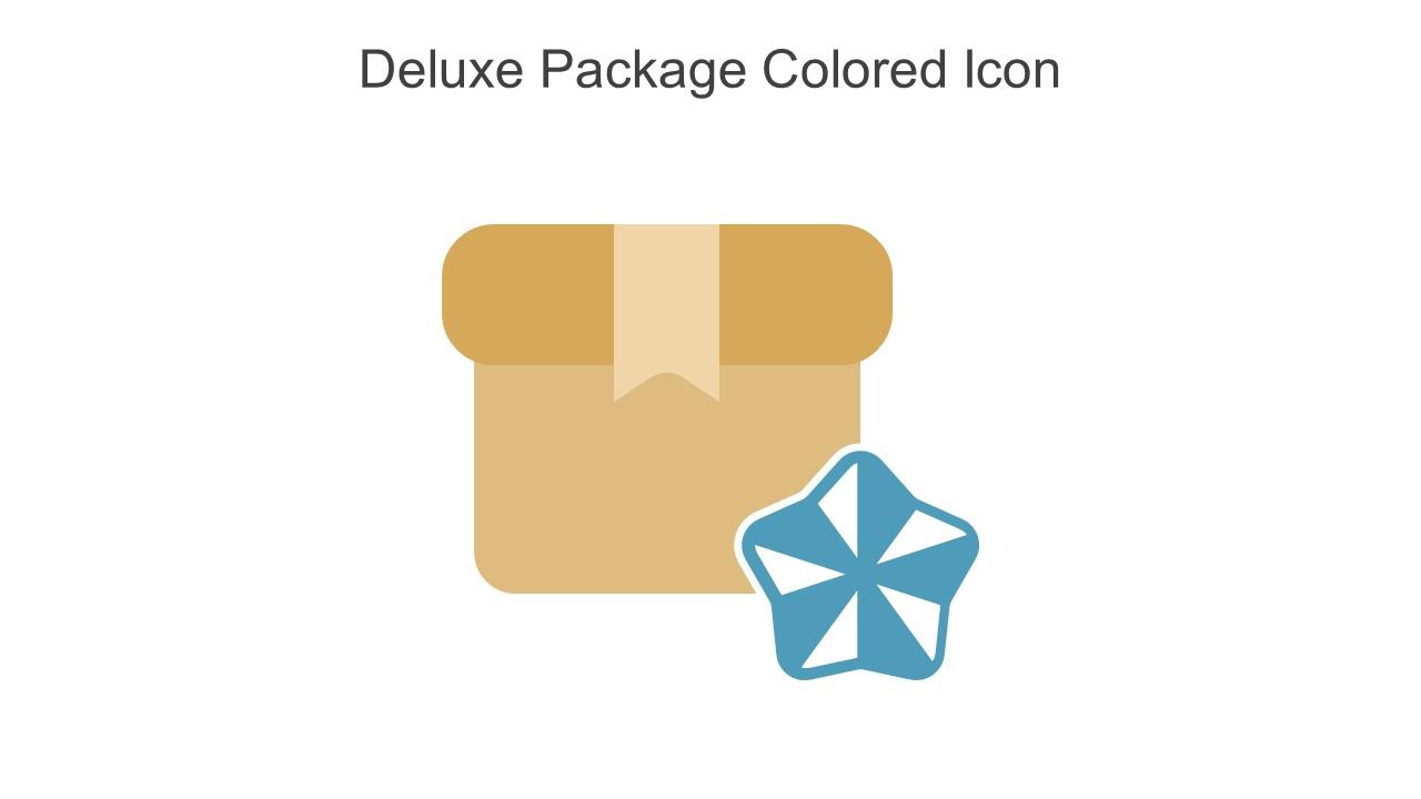 Deluxe Package Colored Icon In Powerpoint Pptx Png And Editable Eps Format Slide01