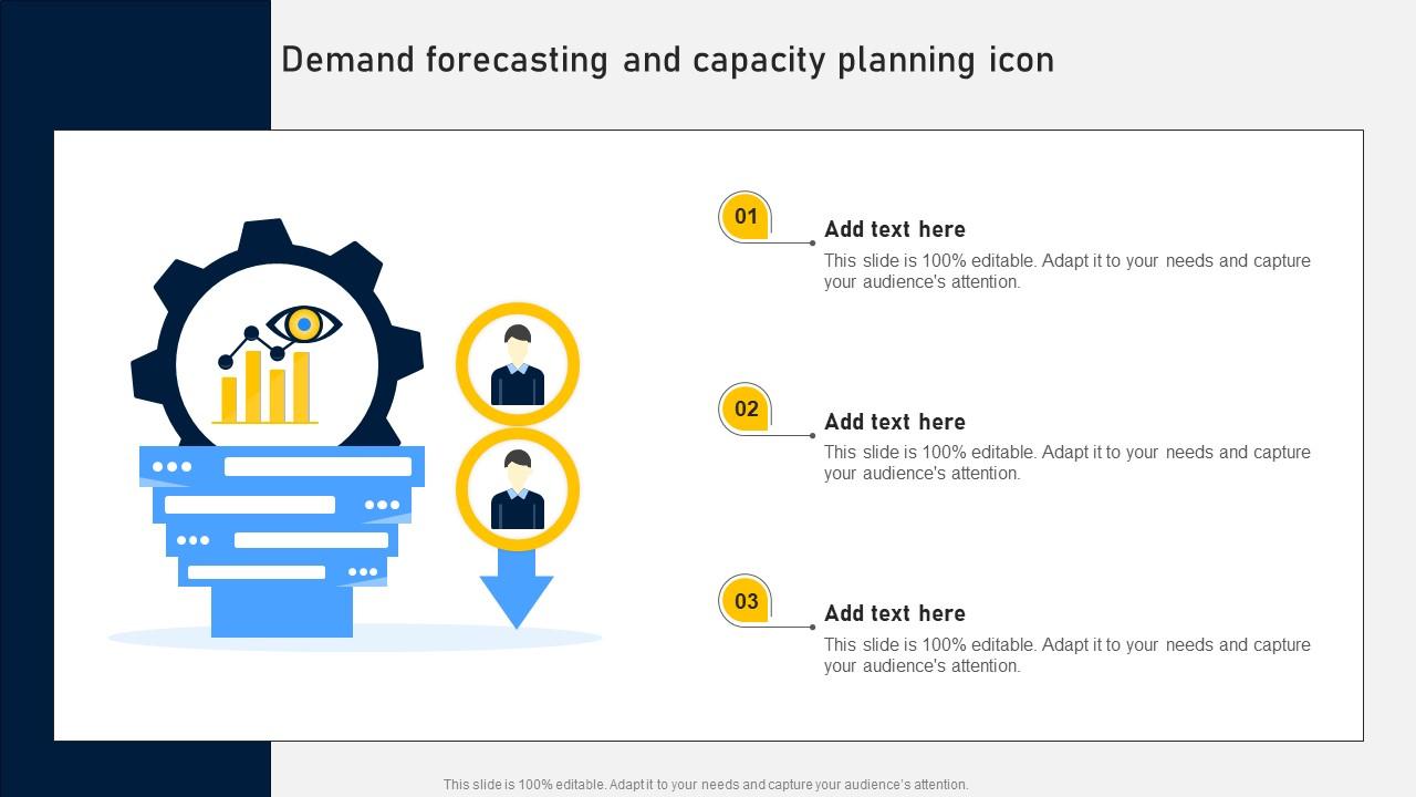 Demand Forecasting And Capacity Planning Icon Slide01