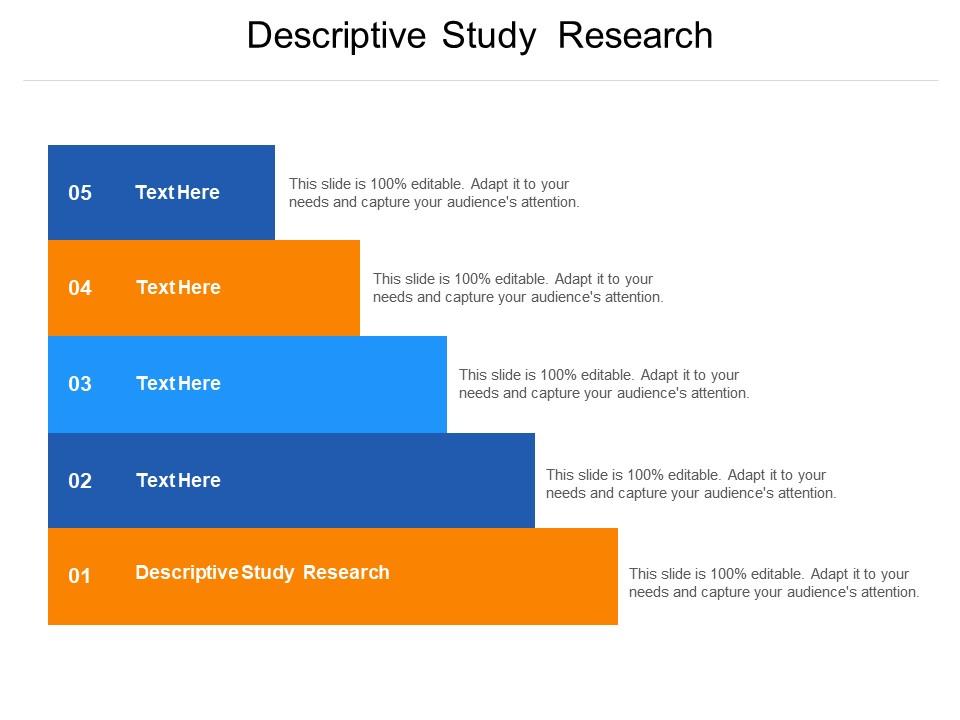 Descriptive study research ppt powerpoint presentation pictures icon cpb Slide01