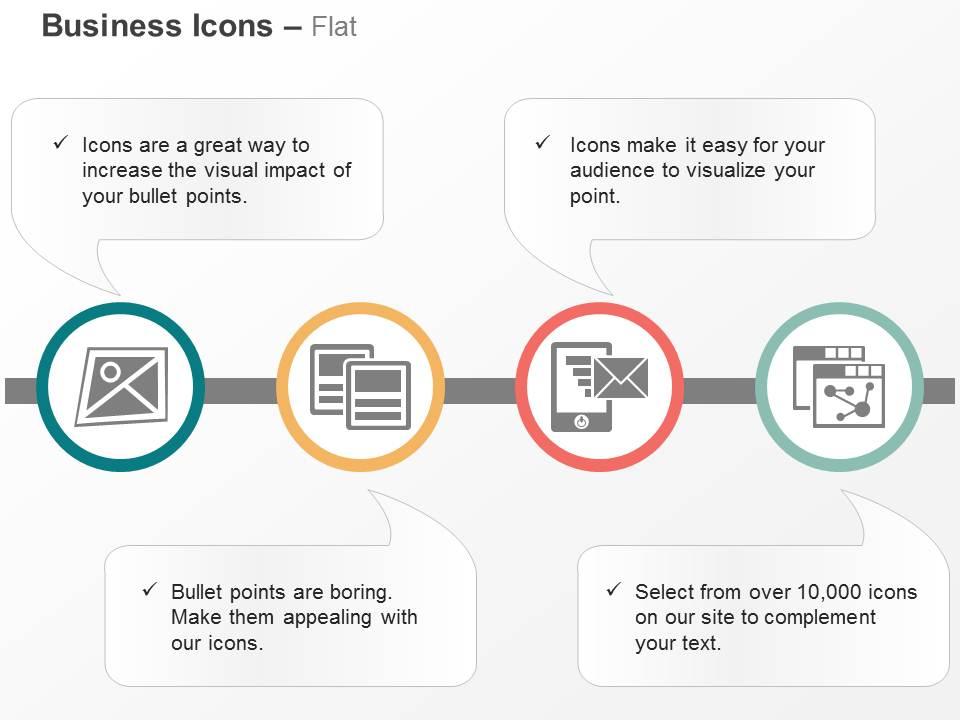 Design concept publication message marketing software development ppt icons graphics Slide01