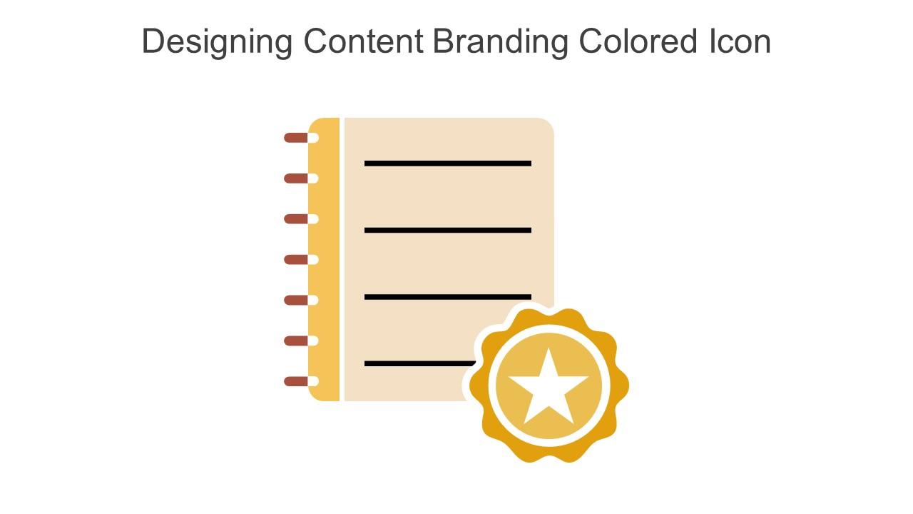 Designing Content Branding Colored Icon In Powerpoint Pptx Png And Editable Eps Format Slide01