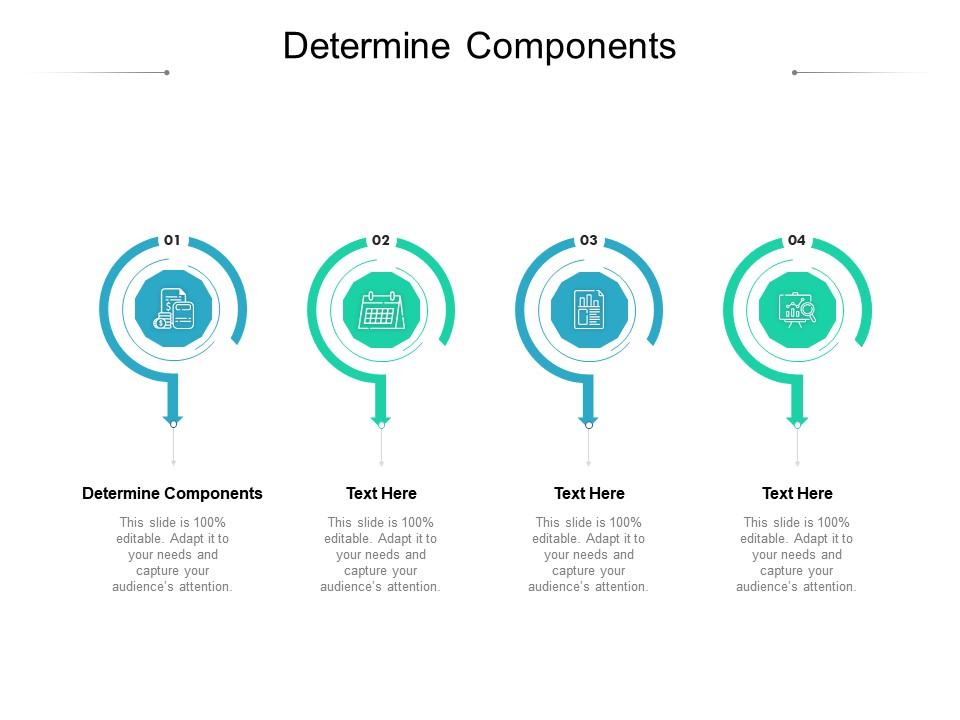 Determine components ppt powerpoint presentation visual aids icon cpb Slide01