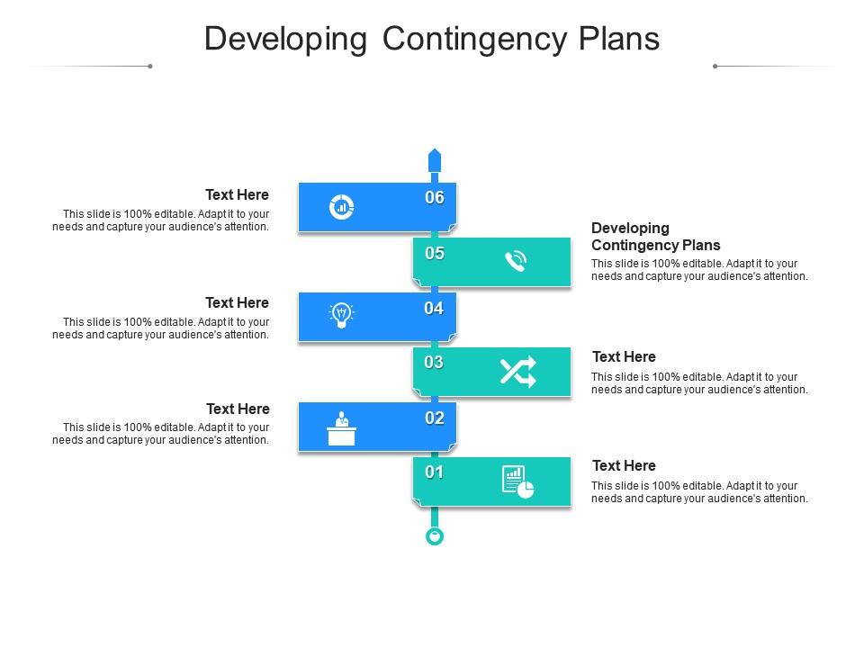 Developing contingency plans ppt powerpoint presentation icon infographics cpb Slide01