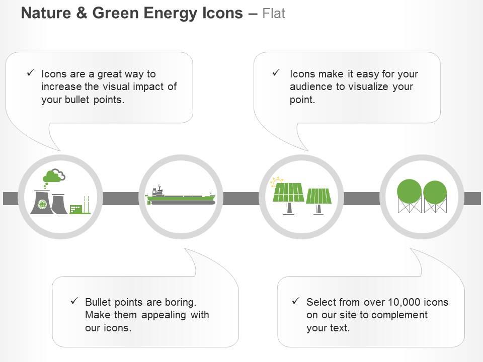 Dh nuclear plant with light and storage for green energy generation ppt icons graphics Slide01