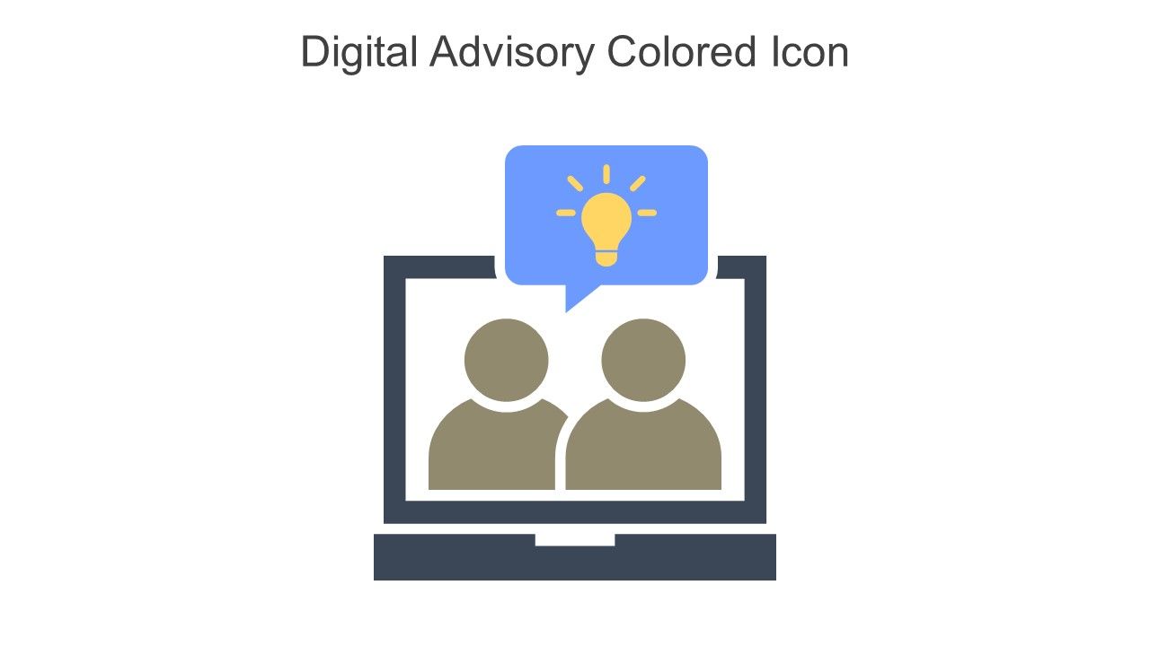 Digital Advisory Colored Icon In Powerpoint Pptx Png And Editable Eps Format Slide01