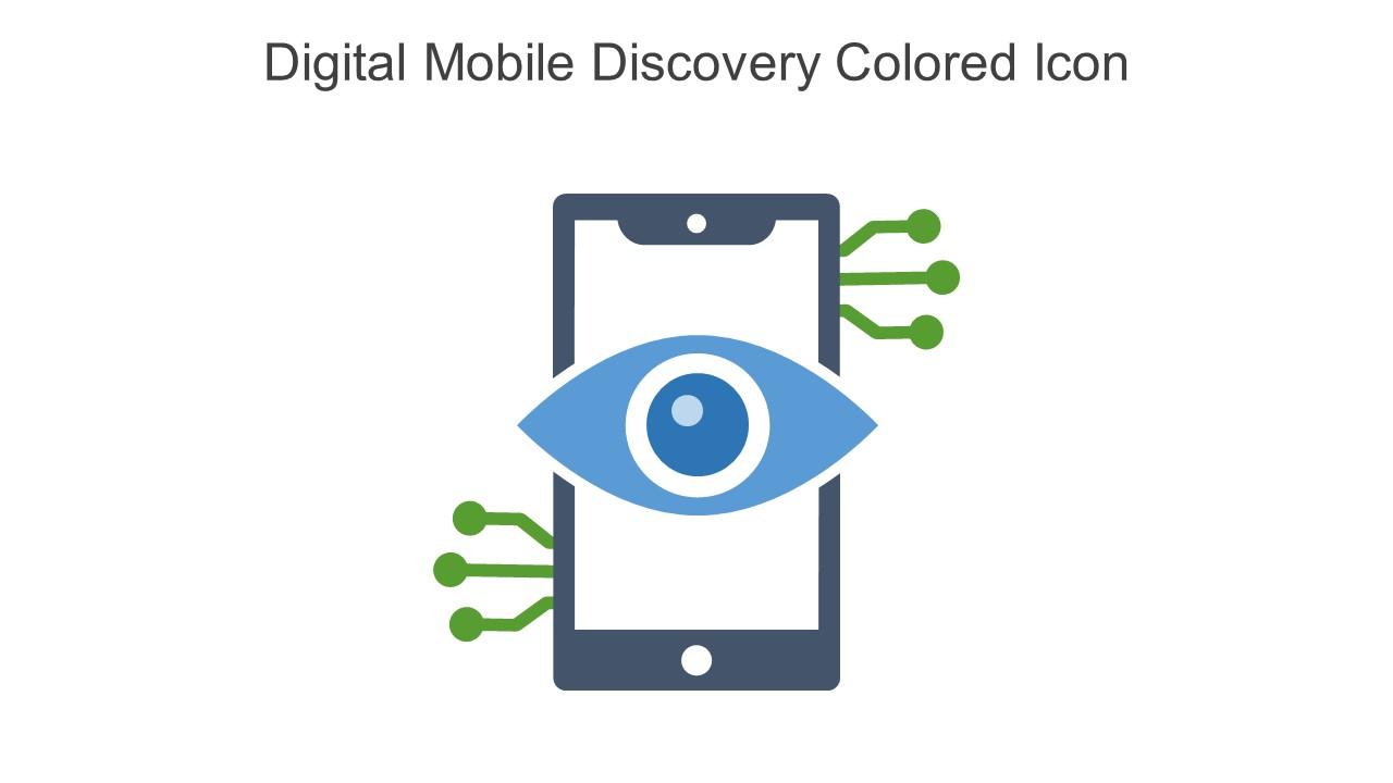 Digital Mobile Discovery Colored Icon In Powerpoint Pptx Png And Editable Eps Format Slide01