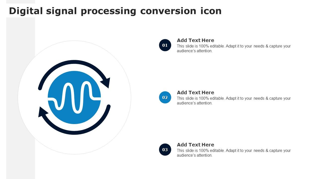 Digital Signal Processing Conversion Icon