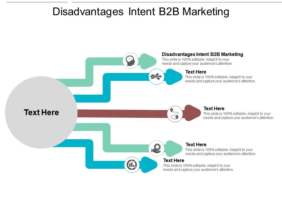 Disadvantages intent b2b marketing ppt powerpoint presentation icon styles cpb Slide01