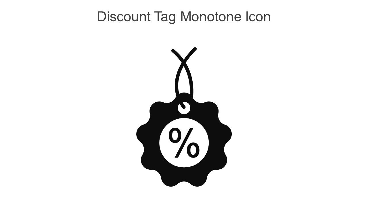 Discount Tag Monotone Icon In Powerpoint Pptx Png And Editable Eps Format