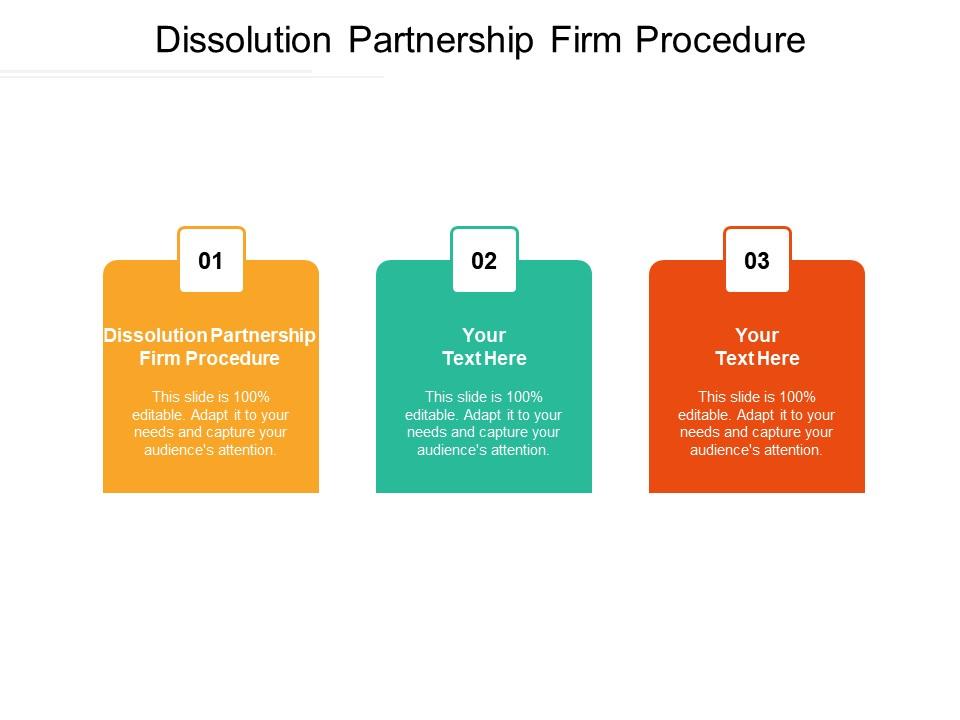 Dissolution partnership firm procedure ppt powerpoint presentation icon graphics cpb Slide01