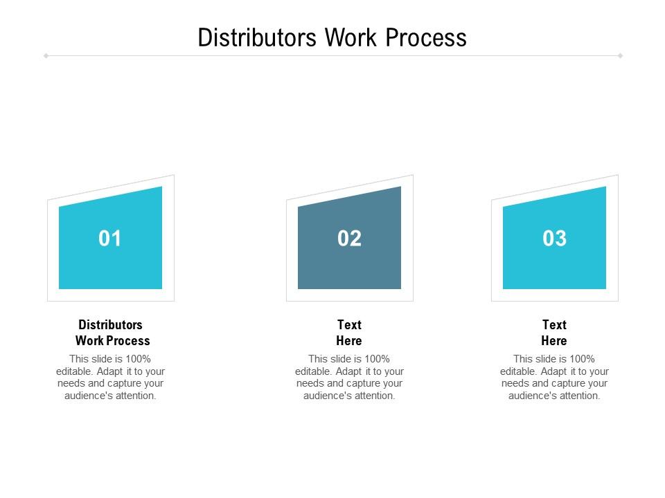 Distributors work process ppt powerpoint presentation icon visuals cpb Slide01