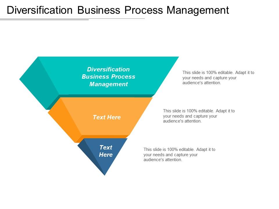Diversification business process management ppt powerpoint presentation gallery icons cpb Slide01