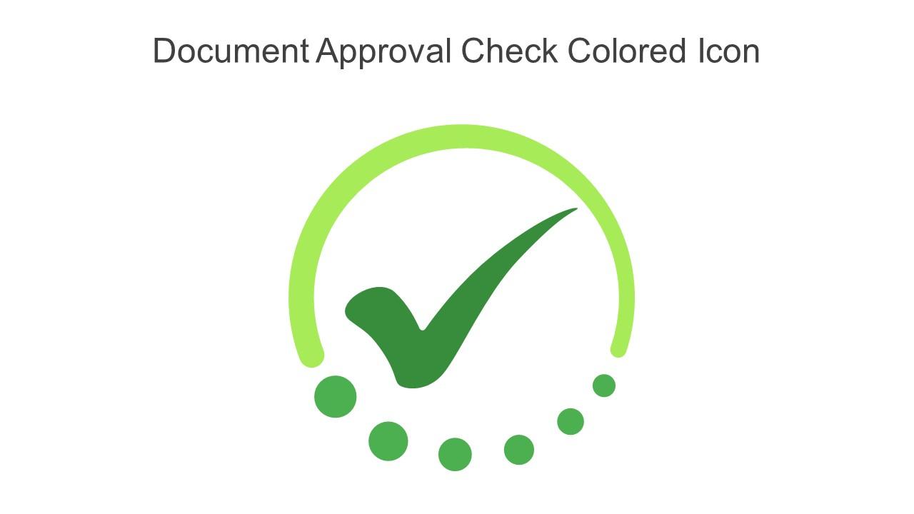 Document Approval Check Colored Icon In Powerpoint Pptx Png And Editable Eps Format Slide01