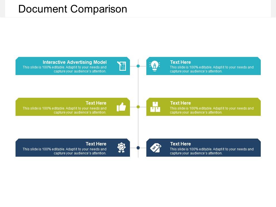 Document comparison ppt powerpoint presentation pictures icon cpb Slide01