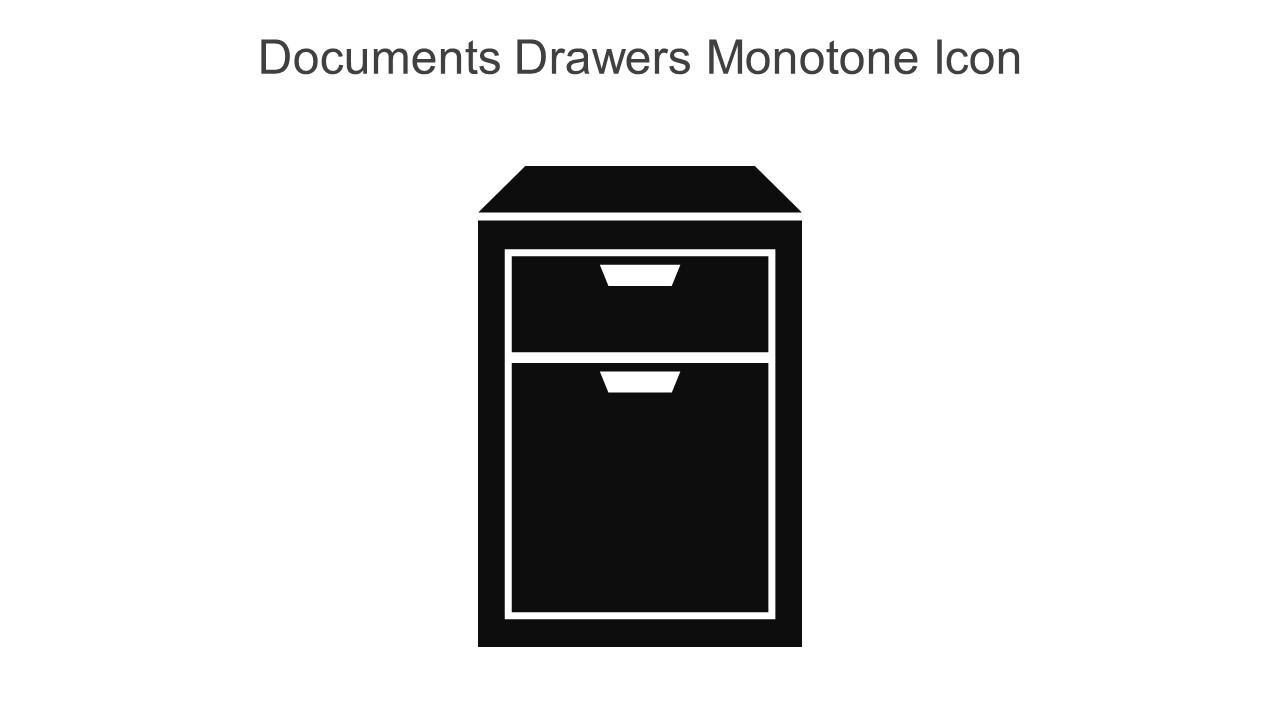 Documents Drawers Monotone Icon In Powerpoint Pptx Png And Editable Eps Format