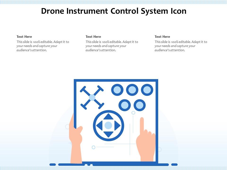 Drone instrument control system icon Slide01