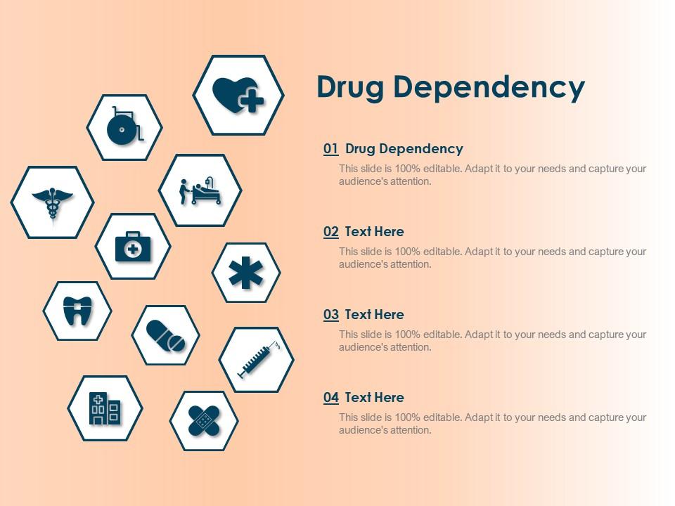Drug dependency ppt powerpoint presentation icon demonstration Slide01