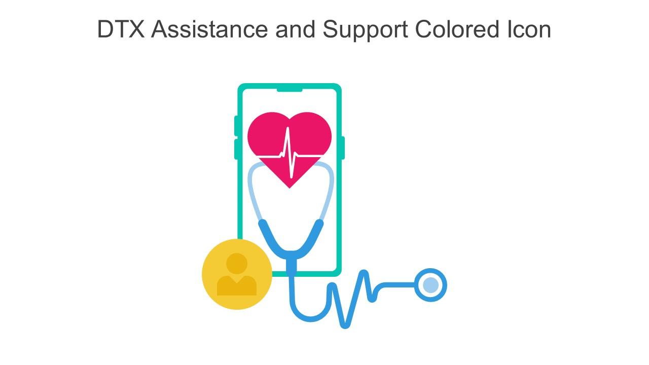 DTX Assistance And Support Colored Icon In Powerpoint Pptx Png And Editable Eps Format Slide01