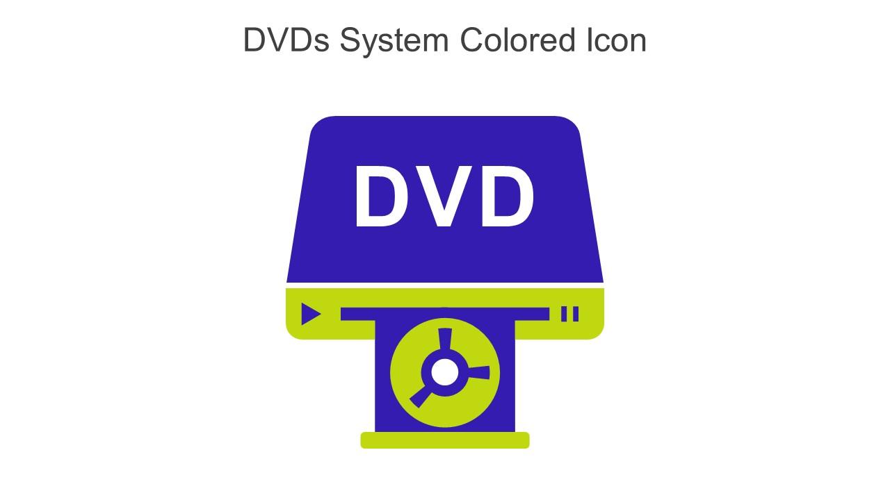 DVDs System Colored Icon In Powerpoint Pptx Png And Editable Eps Format