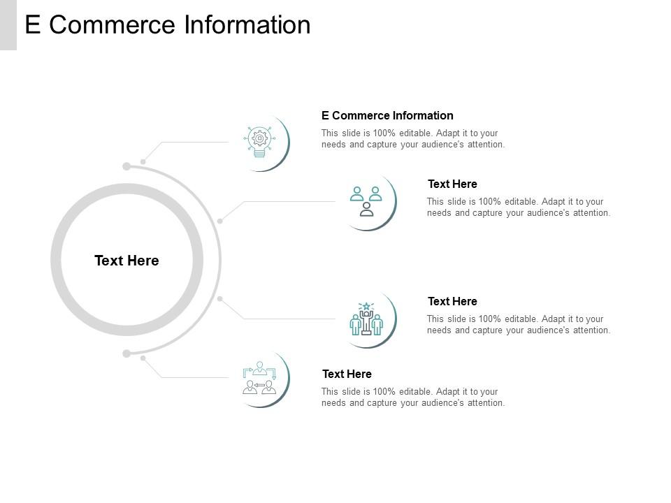 E commerce information ppt powerpoint presentation icon layouts cpb Slide01