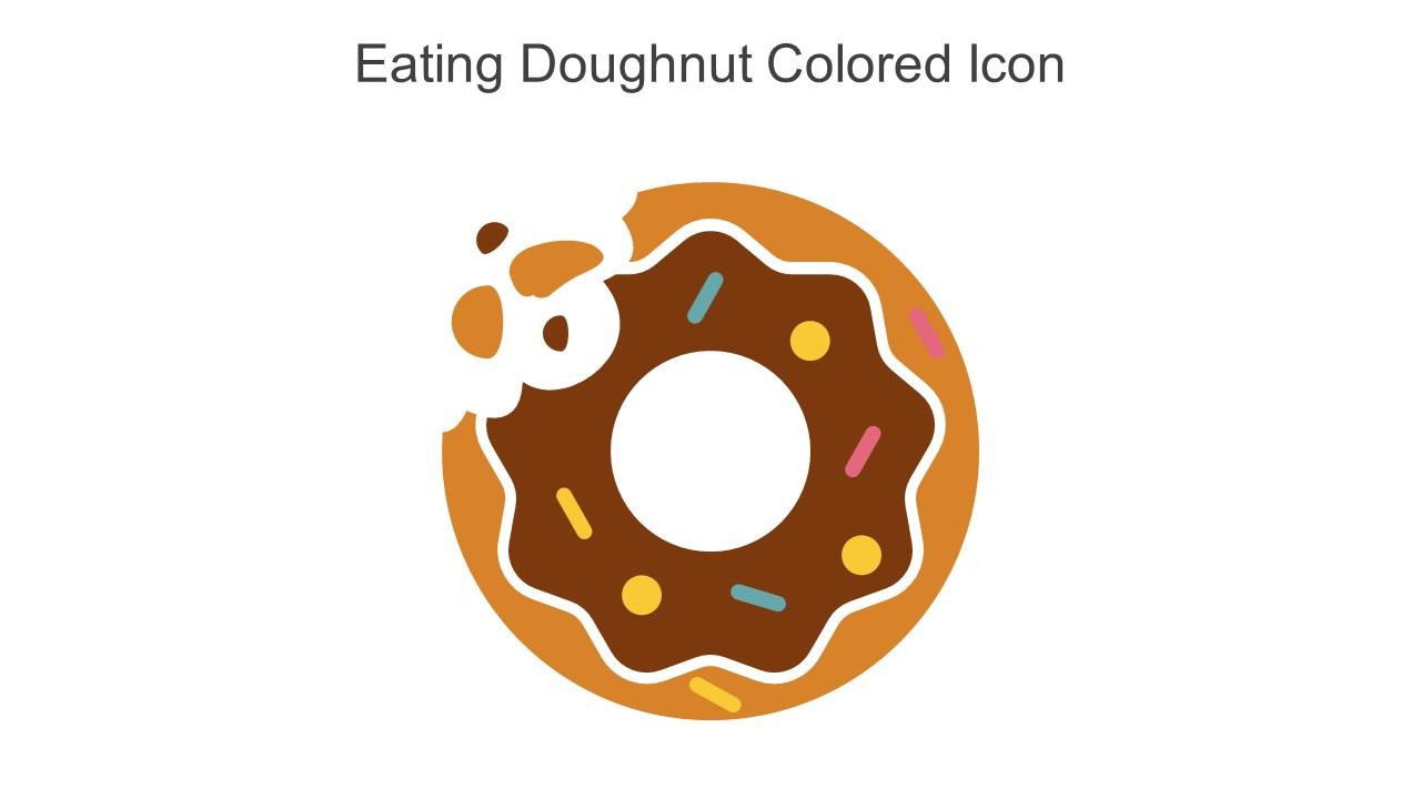 Eating Doughnut Colored Icon In Powerpoint Pptx Png And Editable Eps Format Slide01